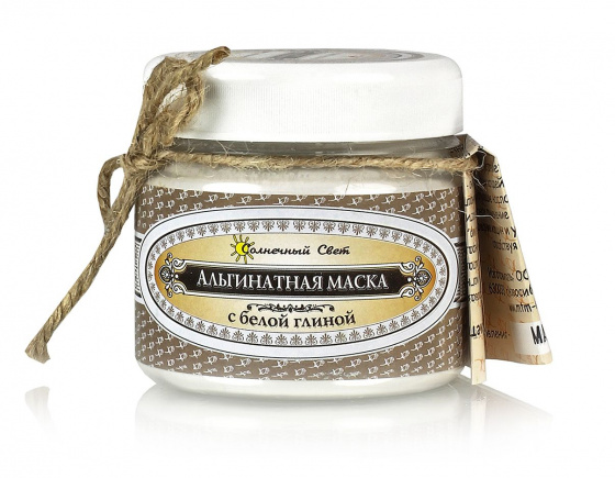 Альгинатная маска. С белой глиной 100гр.