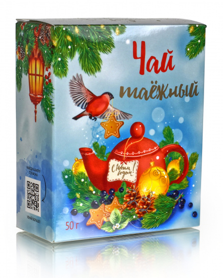 Травяной чай Таежный С Новым Годом, 50гр / новогодний чай / подарок на новый год