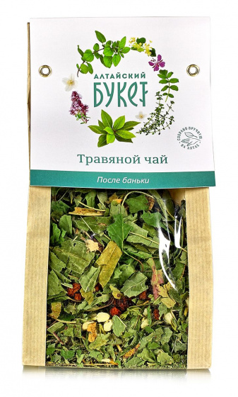 Травяной чай "После баньки" 80гр. Алтайский букет