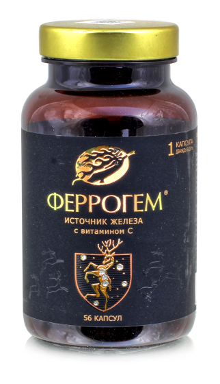 Феррогем Дефицит железа полный курс от анемии, повышает ферритин, гемоглобин алтайские витамины для мужчин и женщин
