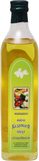 Салатное масло кедрового ореха "Алтайское" 500мл.