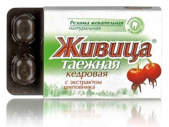 Живица таежная кедровая с экстрактом шиповника №5*0.8гр.