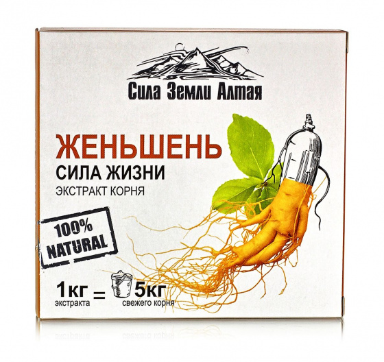 Корень женьшеня в капсулах экстракт 30 капс энергия и тонус, физическая и умственная активность