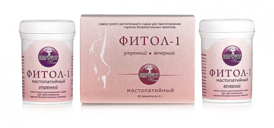 Фитосбор "Фитол-01. Мастопатийный", 30 брикетов утро + 30 брикетов вечер