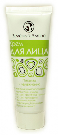 Крем для лица "Питание и увлажнение" 75мл.