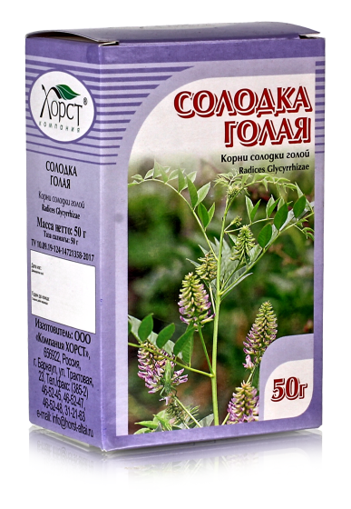 Солодка голая (лакрица или лакричный корень) 50гр