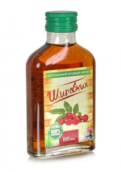 Шиповник сироп ягодный, 100мл.