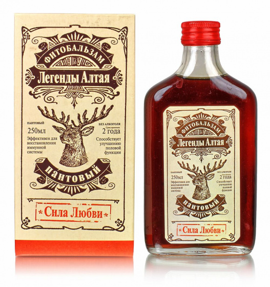 Пантовый фитобальзам "Сила любви" 250мл. Усиливает сексуальное влечение