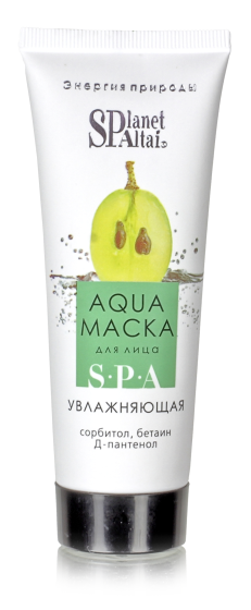 Маска для лица увлажняющая "Planet SPA" 75мл.