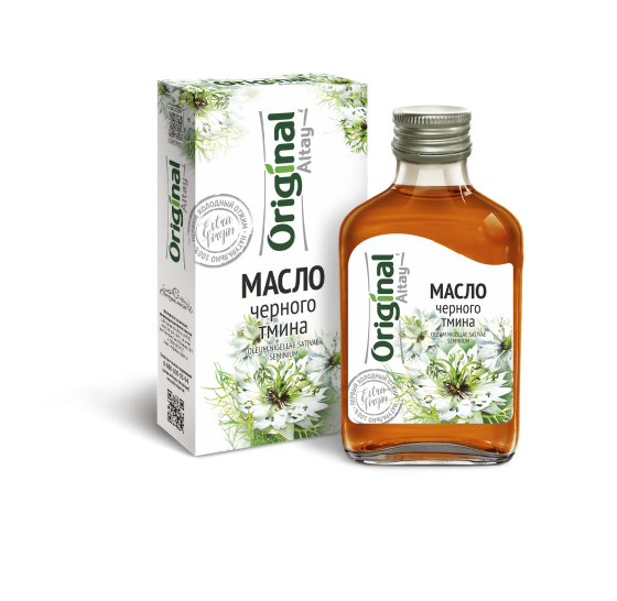 Масло черного тмина 100мл. Алтайское холодного отжима. Original Altay