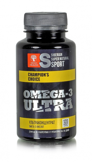 Концентрат Омега 3 кислот, 120 капсул по 610мг.