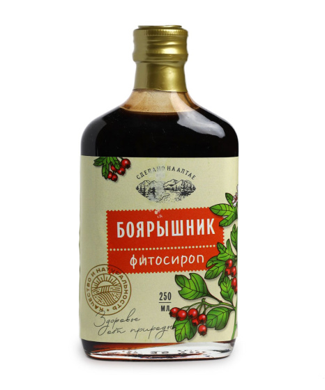 Фито Сироп "Боярышник" 250мл.
