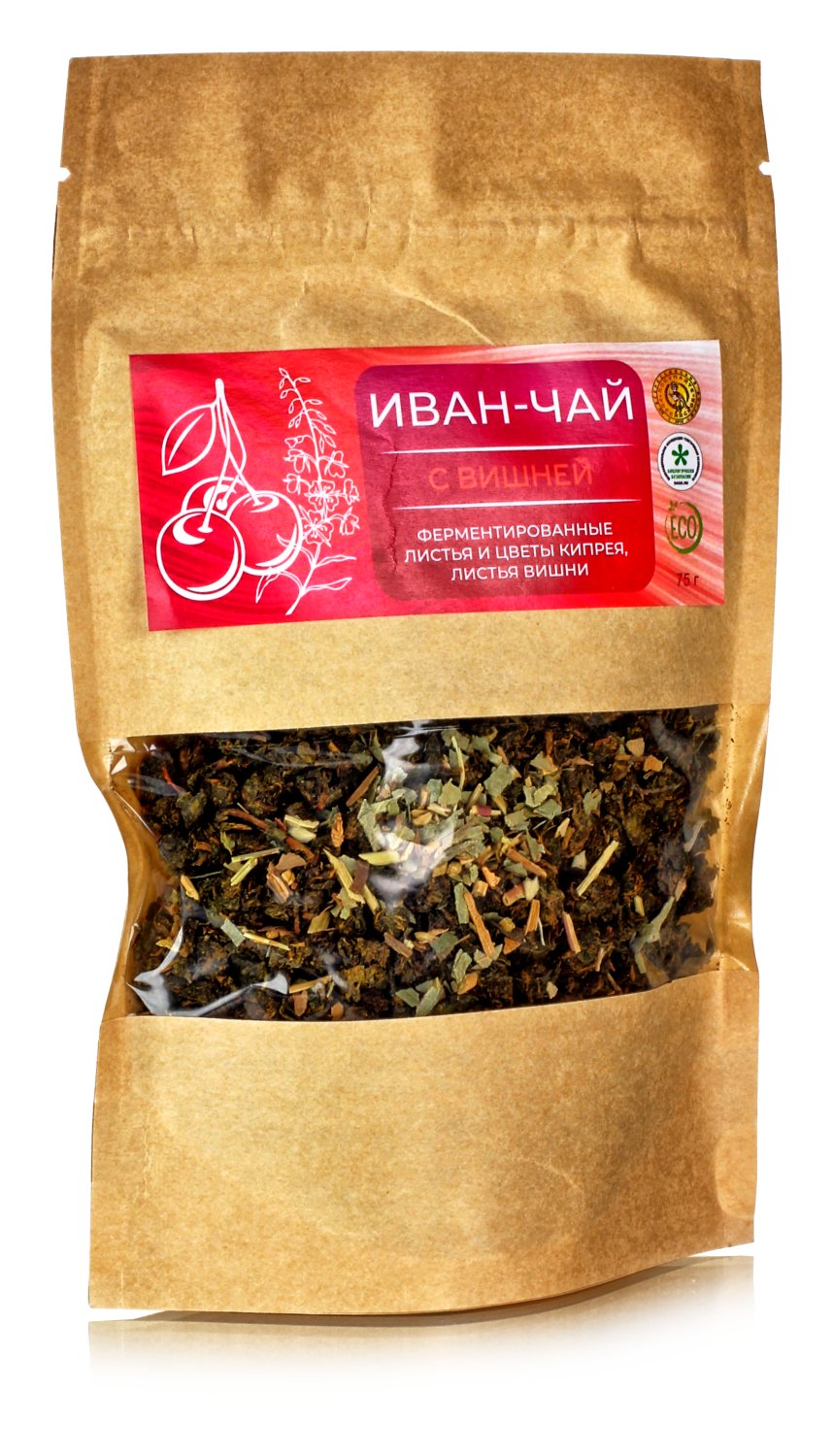 Иван-чай с Листом вишни, ферментированный 75гр