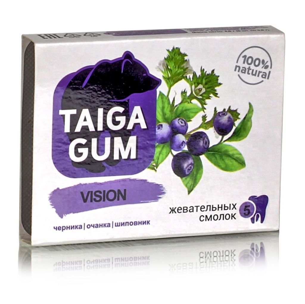 Смолка жевательная TAIGA GUM VISION 