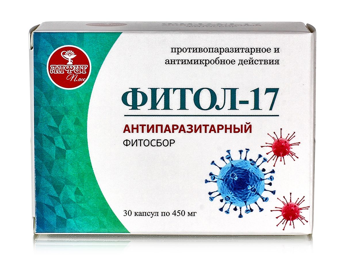 Фитол 17 Антипаразитарный фитосбор в капсулах, 30 капс купить в Москве в  одном из наших магазинов или с бесплатной доставкой по Москве в  интернет-магазине по низкой цене. Рецепты, применение, отзывы.