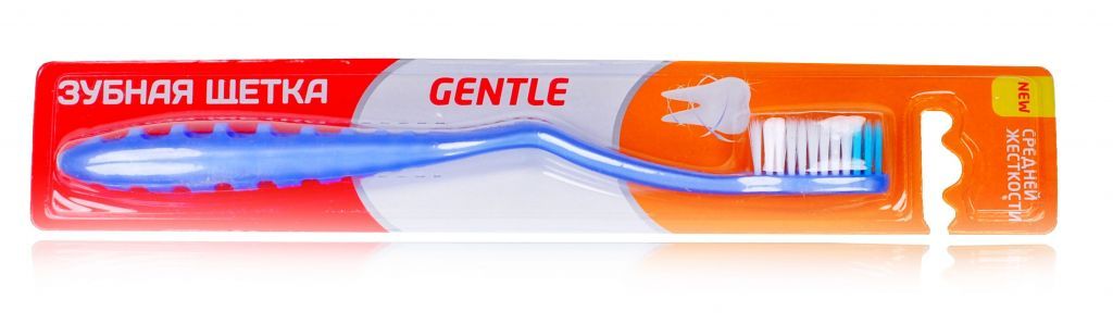 Зубная щётка Rendall Gentle, средней жёсткости, 1 шт