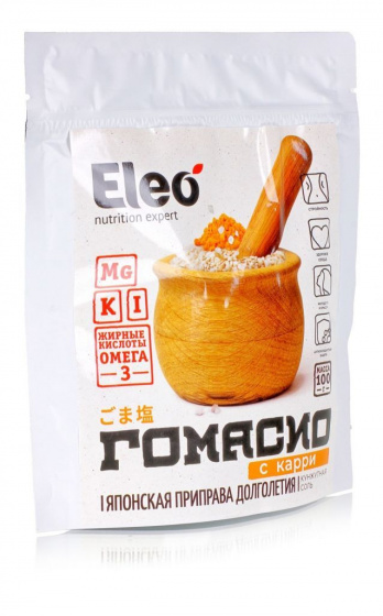 Гомасио семена кунжута с карри Eleo, 100г.