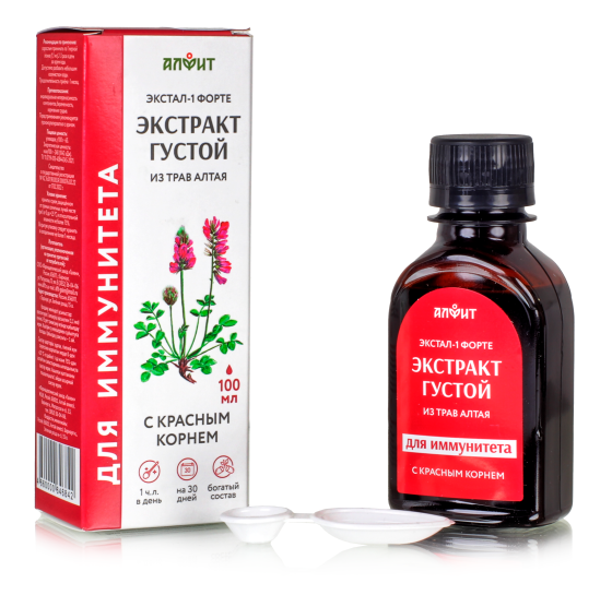 Сироп для иммунитета Экстал 1 форте Иммуномодулирующий, 100мл / при переутомлении