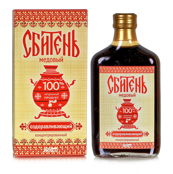 Сбитень медовый Оздоравливающий, 250мл.