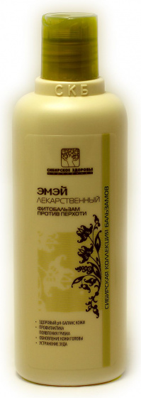 Эмэй (Лекарственный). Фитобальзам против перхоти 250мл.