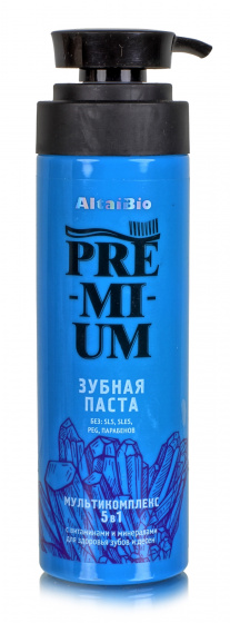 Зубная паста PREMIUM мультикомплекс 5 в 1 с витаминами и минералами, 250 г