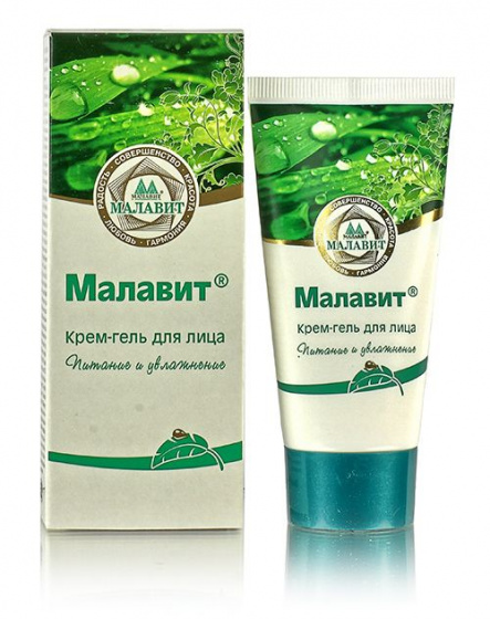 Малавит. Крем-гель для лица "Питание и увлажнение"