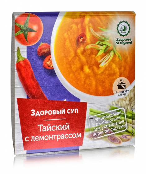 Суп быстрого приготовления / Тайский с лемонграссом / 30г.