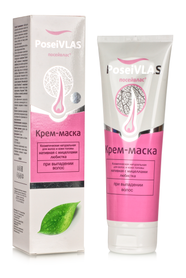 Крем-маска "Посейвлас" нативная с мицеллами любистока, 250 мл.