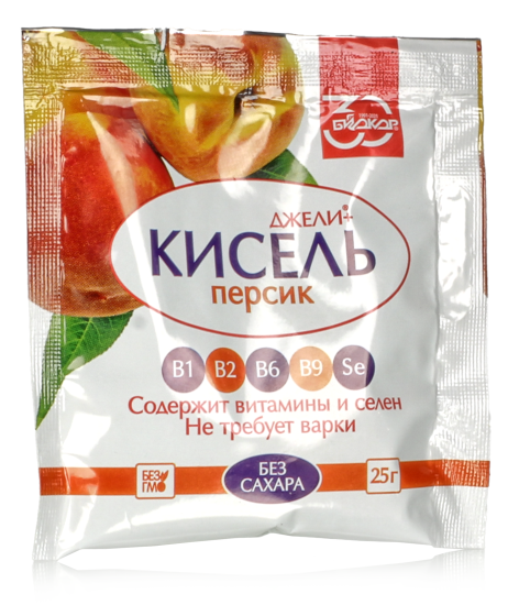 Кисель Персик содержит витамины и селен 25 г