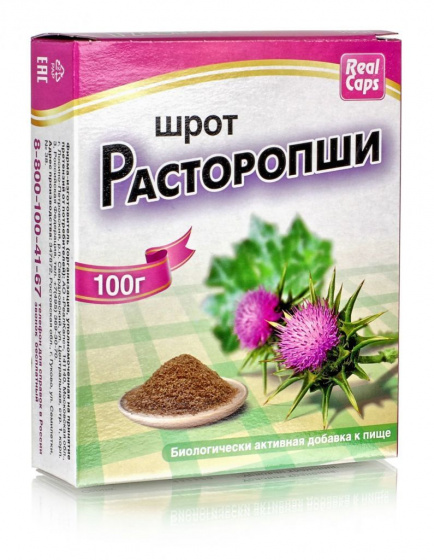 Шрот расторопши - БАД, 100 г