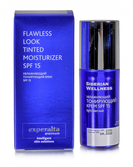 Experalta Platinum. Увлажняющий тонирующий крем SPF 15 (светлый тон 1) 30мл.