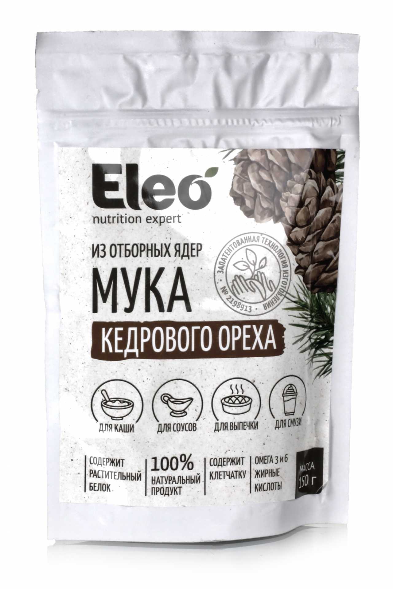 Мука кедрового ореха 150гр. Eleo