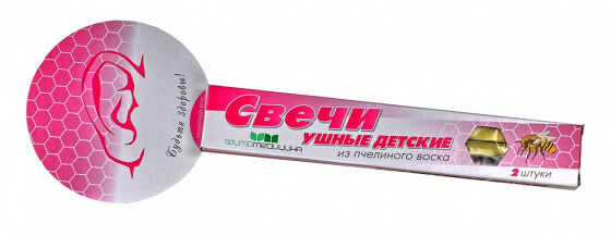 Свечи ушные детские из пчелиного воска, ТМ "Фито Медицина", 2 шт.