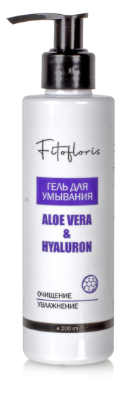 Фитофлорис Гель для умывания  ALOE VERA & HYALURON  200 мл