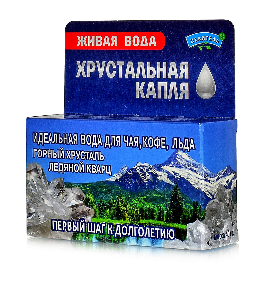 Хрустальная капля 50 гр. Смесь кристаллов для очистки, кондиционирования и  структурирования воды