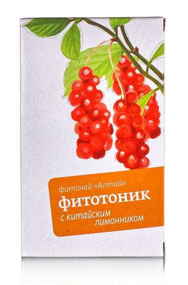 Фиточай Алтай № 16 "Фитотоник" с китайским лимонником. Тонизирует и дает заряд энергии. 30 ф/п
