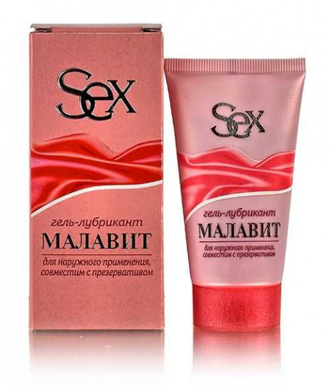 Гель-лубрикант Малавит. Для наружного применения 50мл.