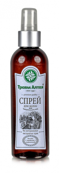 Спрей для волос "Ежедневный уход" 200мл. Травы Алтая