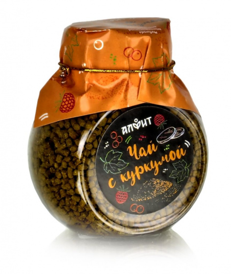 Чай от простуды и для иммунитета Куркума, малина, смородина, 60гр гранулы