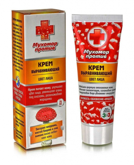 Крем для лица Выравнивающий. Матовость+ обновление. 75мл