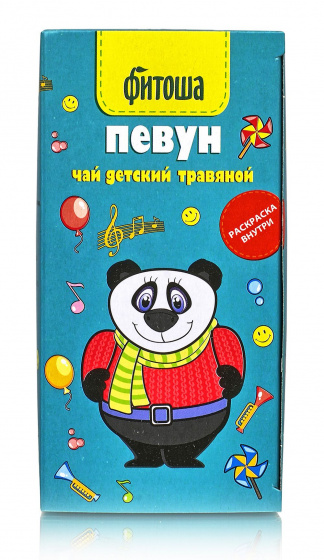 Фитоша №7. Певун. Детский фиточай для дыхательной системы