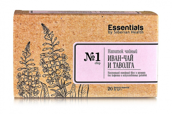Сбор №1. Иван-чай и таволга 20 фильтр-пакетов по 1.5гр.