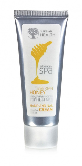 Siberian SPA Collection. Крем для рук и ногтей. Горный мед 75мл.