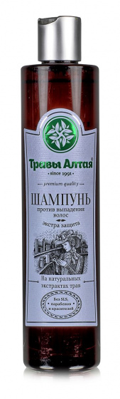Шампунь "Против выпадения волос" 350мл. Травы Алтая