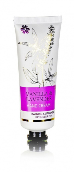 Крем для рук Ваниль и Лаванда, 75мл. Лавандовое настроение!