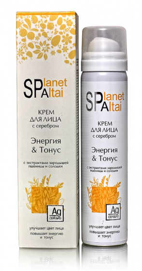 Крем для лица. Энергия & Тонус "Planet SPA" 90мл.