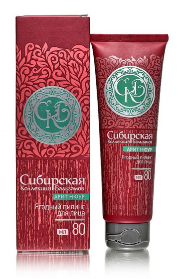 Арит Нюур. Ягодный пилинг для лица 80мл. Зеленая формула