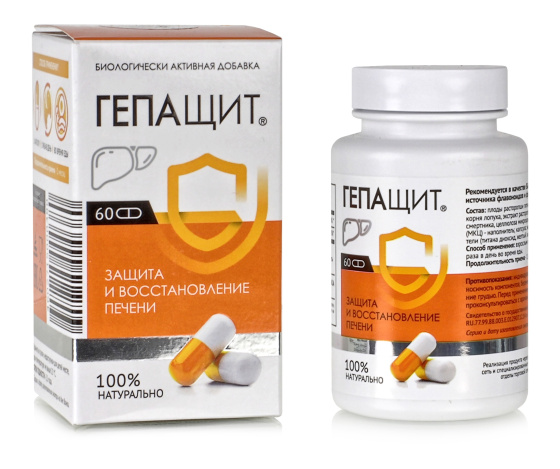 Фитосбор для печени Гепащит с расторопшей, 60капсул по 480мг.