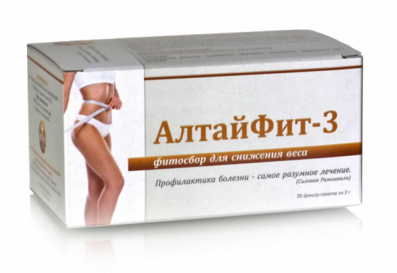 АлтайФит-03. Фитосбор для снижения веса. 20 ф/п по 2гр