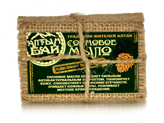 Мыло ручной работы «СОСНОВОЕ» 80гр